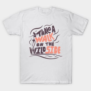 Take a walk on the wild side Surf Longboard T-Shirt